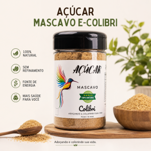 Açúcar Mascavo Colibri 100% Natural 250g